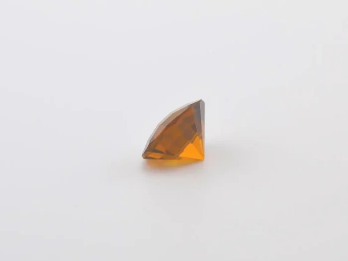 Natural Citrine Gemstone 4.5 Carat – Round Faceted 12mm – Golden Yellow Loose Stone for Ring or Pendant – High Quality Citrine - Image 2