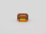 Natural Citrine Gemstone 3.2 Carat – Octagon Cut 10x7mm – Golden Yellow Loose Gem for Ring or Pendant – Emerald Step Cut Citrine