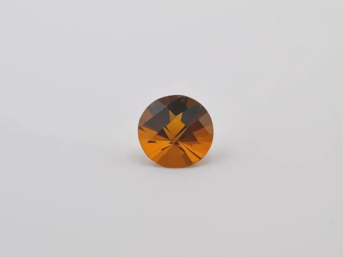 Natural Citrine Gemstone 4.5 Carat – Round Faceted 12mm – Golden Yellow Loose Stone for Ring or Pendant – High Quality Citrine - Image 1