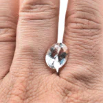 Morganite Oval Cut Loose Gemstone – 4.07 Carats, 12.5x9.5mm | Natural Peach Pink Stone for Engagement Ring or Custom Jewelry - Image 2