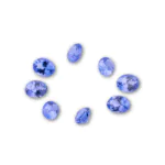Tanzanite Gemstone Lot 10 Carats – 8 Oval AA Quality Stones, Natural Violet-Blue Loose Gems for Fine Jewelry or Collectors