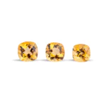 Square Cushion Triplet Gemstone 6.66 Carats –  Natural Composite Stone, Unique Loose Gem for Jewelry Making or Display