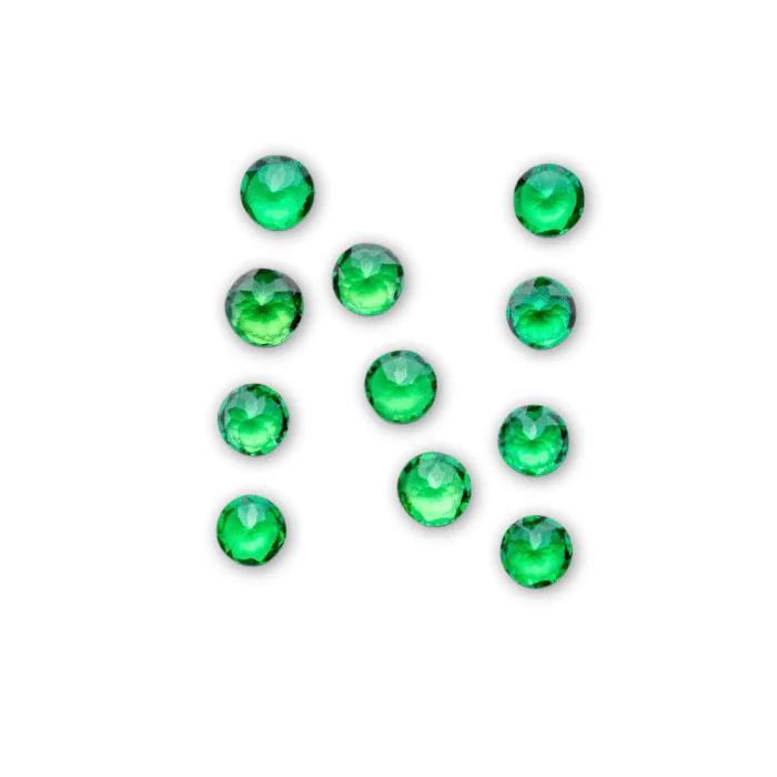 5mm Natural Tsavorite Garnet Lot – 12 Round Green Gemstones for Custom Rings & Earrings - Image 2