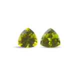 Peridot Trillion Cut Pair – 2.52 Ct Total | 7mm Matching Gemstones | Loose Green Peridot for Earrings or Custom Jewelry
