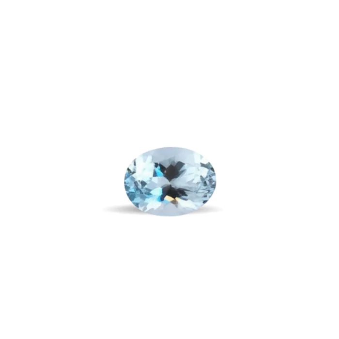 Aquamarine Oval Cut Loose Gemstone – 5.19 Carats, 13.5x10mm | Natural Aquamarine Stone for Ring, Pendant, Jewelry Making - Image 1