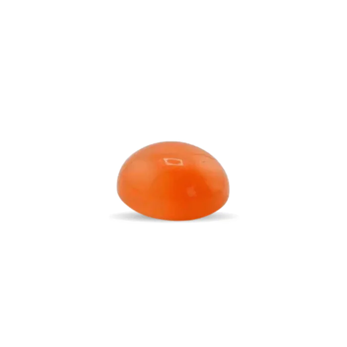 Orange Moonstone Cabochon – 22.2 Carats – 18x15mm – Oval Polished Peach Moonstone – Loose Gemstone for Jewelry Making - Image 1