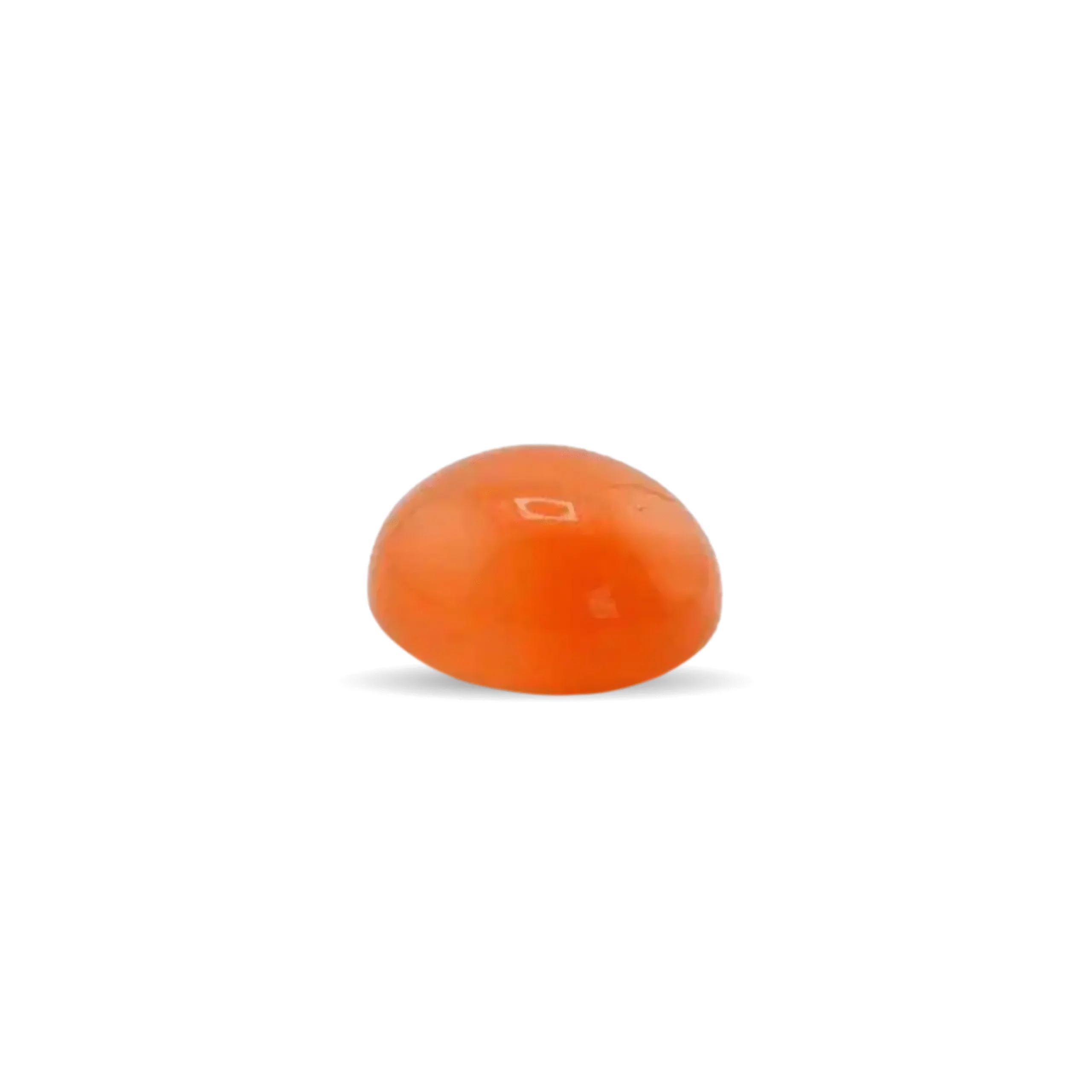 Untitled design - 2025-08-16T230308.974 Orange Moonstone Cabochon – 22.2 Carats – 18x15mm – Oval Polished Peach Moonstone – Loose Gemstone for Jewelry Making - Image 1