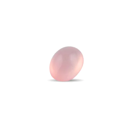 Massive 33ct Pink Moonstone | 23x18mm Cabochon Gemstone | Shimmering Peach-Pink Moonstone for Jewelry Making | Collector's Gem