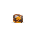 Natural Citrine Gemstone 4.9 Carat – Checkerboard cushion Cut  12x10mm – Golden Yellow Loose Gem for Ring or Pendant – Sparkling Citrine