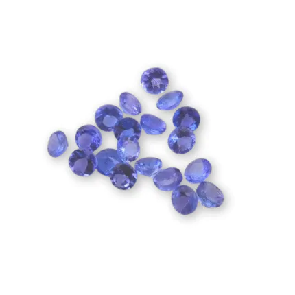 3mm Tanzanite Round Gemstone | 0.15 Carat Natural Tanzanite | Loose Faceted Stone for Jewelry Making | Dainty December Birthstone