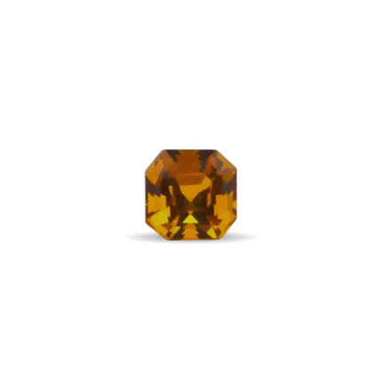 Natural Citrine Gemstone 5.25 Carat – Cushion Cut 10x10mm – Golden Yellow Loose Gem for Ring or Pendant – Top Quality Square Citrine