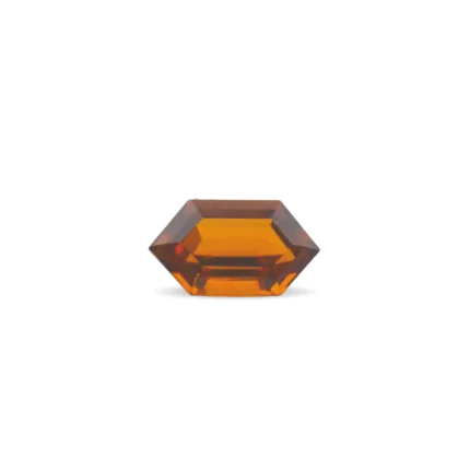 Natural Citrine Gemstone 7 Carat – Hexagon Cut 12x10x7.5mm – Golden Yellow Loose Gem for Jewelry Making – Top Quality Citrine Stone