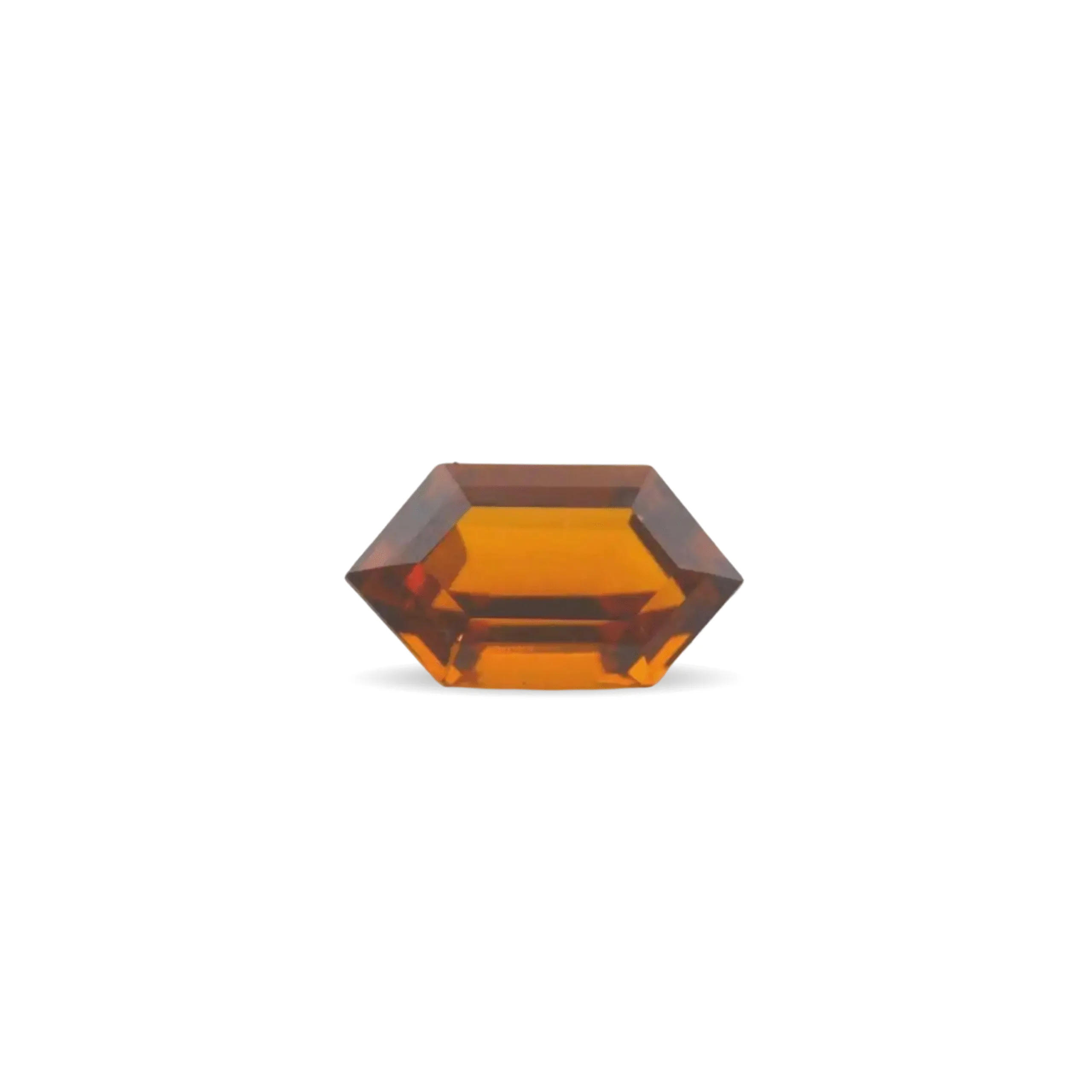 Natural Citrine Gemstone 7 Carat – Hexagon Cut 12x10x7.5mm – Golden Yellow Loose Gem for Jewelry Making – Top Quality Citrine Stone - Image 1