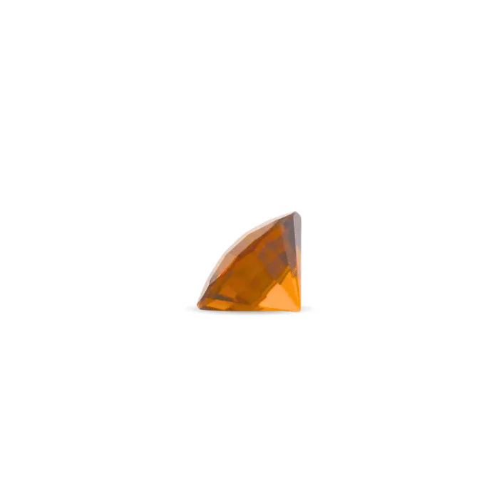 Natural Citrine Gemstone 4.5 Carat – Round Faceted 12mm – Golden Yellow Loose Stone for Ring or Pendant – High Quality Citrine - Image 2