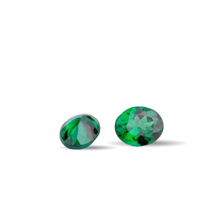 Oval Tsavorite Garnet Pair 1.3 Carat – 6x5mm Matched Natural Green Garnets, Rare Loose Stones for Earrings or Fine Jewelry Making - Image 2