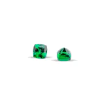 Square Cushion Tsavorite Pair 0.96 Carat  4mm Matched Green Garnets for Earrings, Natural Rare Garnet, Fine Jewelry Gemstones - Image 2