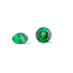 Tsavorite Garnet Pair 1.28 Carat – 5mm Round Matched Green Gems for Earrings, Natural Rare Garnet, Loose Stones for Fine Jewelry - Image 2