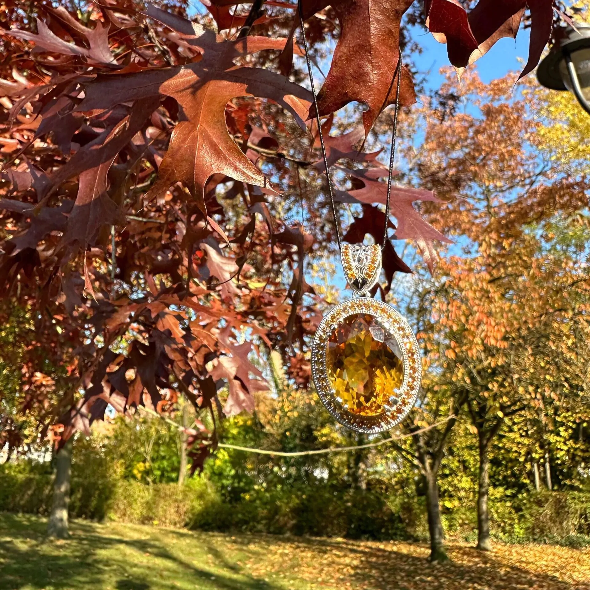 Citrine Gemstone Pendant - Image 3