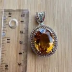Citrine Gemstone Pendant - Image 4